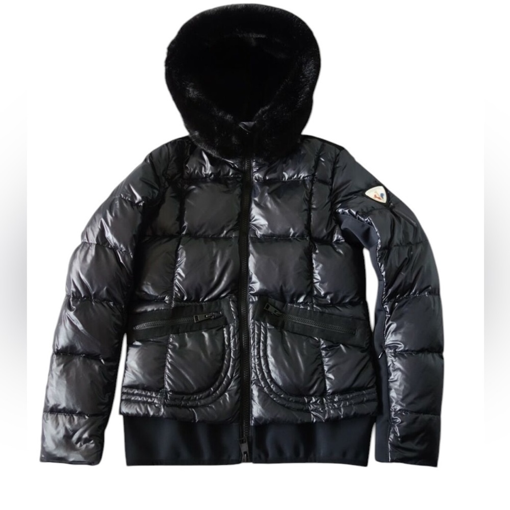 Rossignol JC De Castelbajac Heavy Metal Bomber Down Ski Jacket Womens S